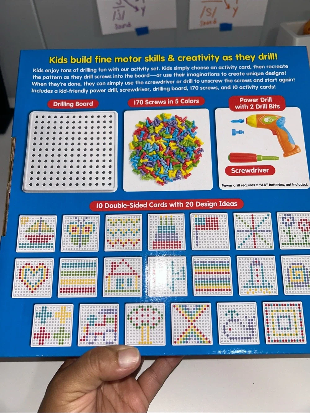 Lakeshore Create & Design Drill Kit Children’s Educational Toy Set 3+ Years